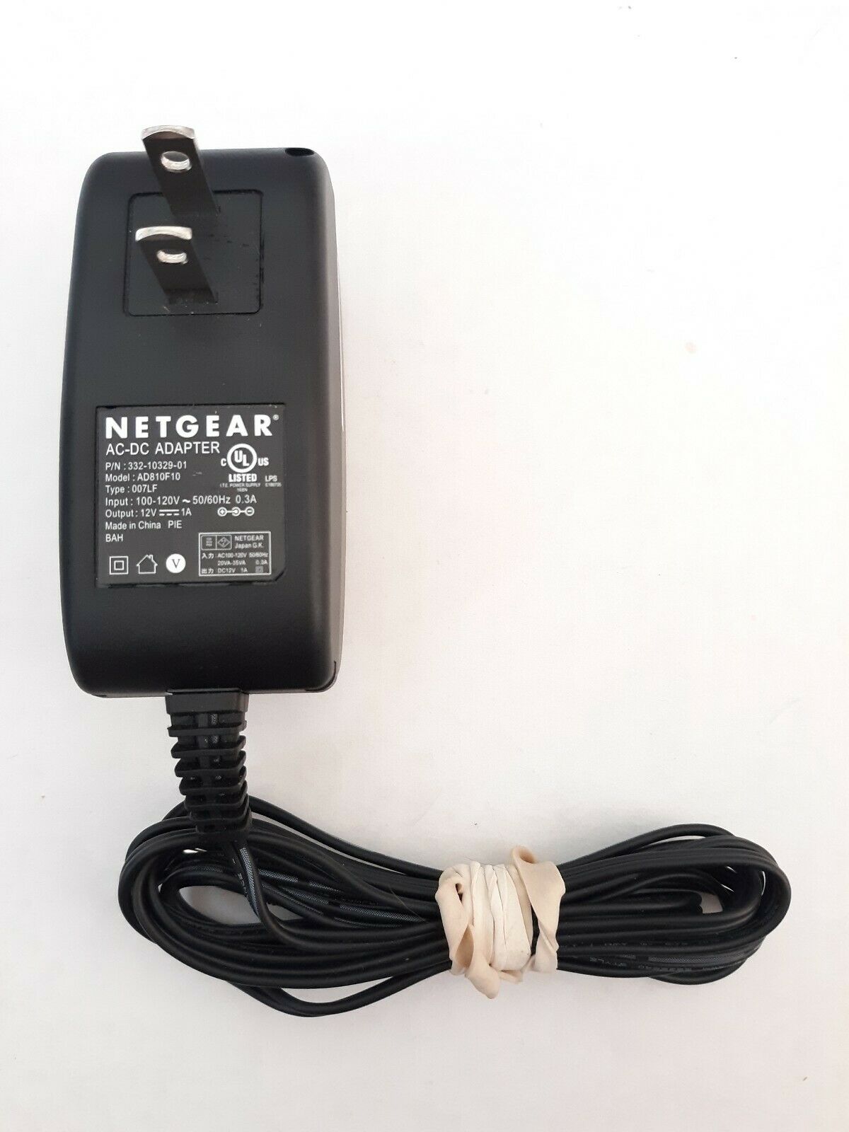 NEW 12V 1A NETGEAR 332-10329-01 AD810F10 AC-DC Adapter Power Supply